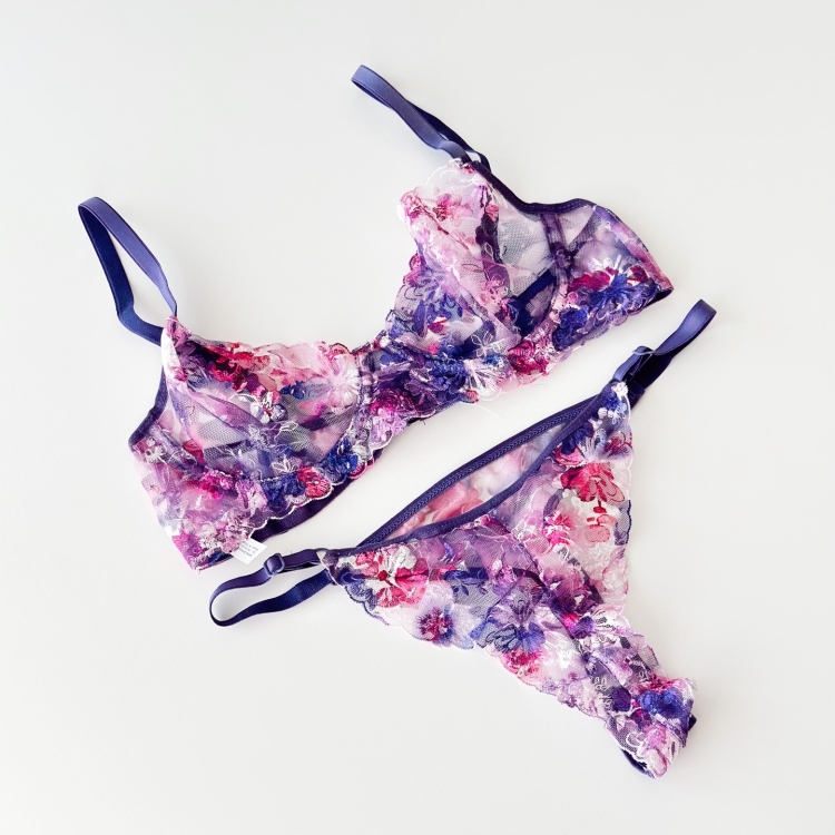 Purple Bra Set |Takım - 1